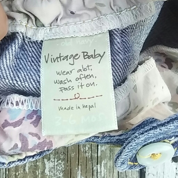 Vintage Baby denim jumper - Picture 4 of 4